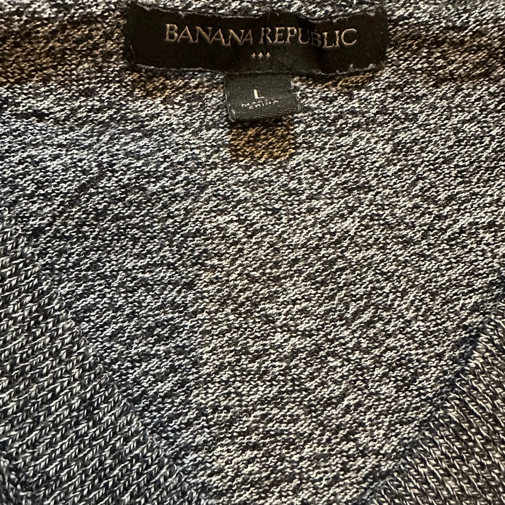 Banana Republic Charcoal Knit Top